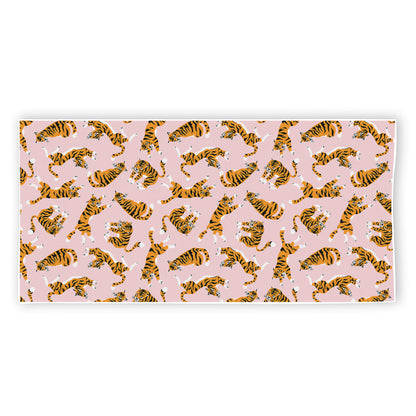Cute Tiger Pattern Print Beach Towel