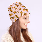 Cute Tiger Pattern Print Beanie
