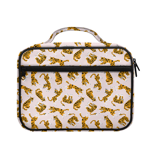 Cute Tiger Pattern Print Briefcase Bible Bag