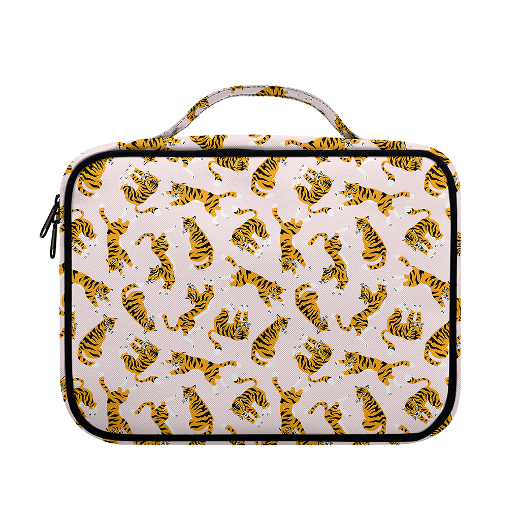 Cute Tiger Pattern Print Briefcase Bible Bag