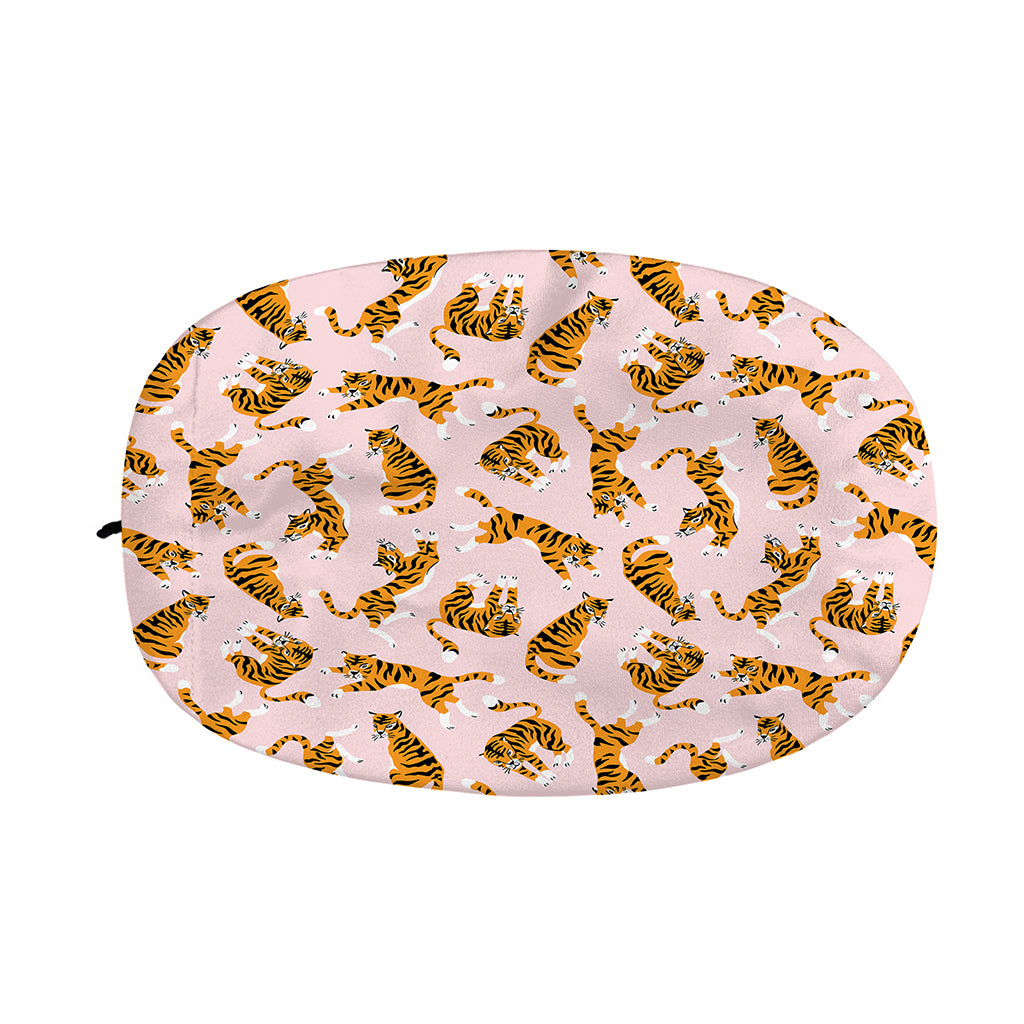 Cute Tiger Pattern Print Car Side Mirror Covers