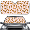 Cute Tiger Pattern Print Car Windshield Sun Shade
