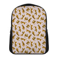Cute Tiger Pattern Print Casual Backpack
