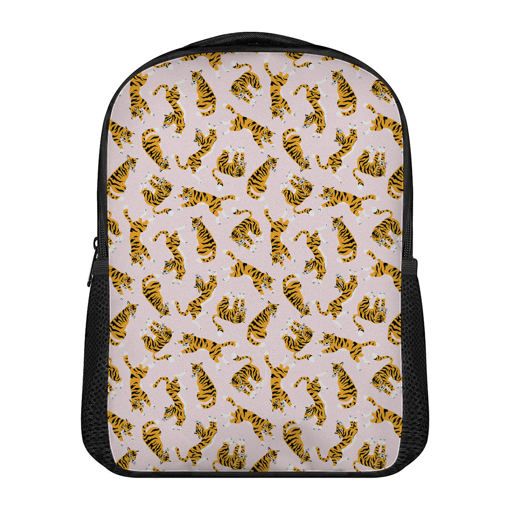 Cute Tiger Pattern Print Casual Backpack