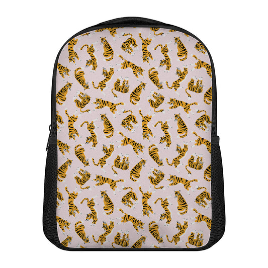 Cute Tiger Pattern Print Casual Backpack