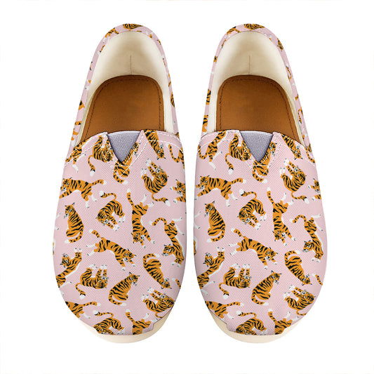 Cute Tiger Pattern Print Casual Shoes
