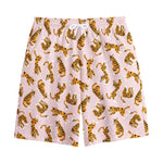 Cute Tiger Pattern Print Cotton Shorts