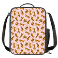 Cute Tiger Pattern Print Crossbody Lunch Bag