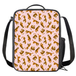 Cute Tiger Pattern Print Crossbody Lunch Bag