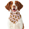 Cute Tiger Pattern Print Dog Bandana