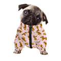 Cute Tiger Pattern Print Dog Zip Up Jacket