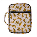 Cute Tiger Pattern Print Front Pocket Bible Bag