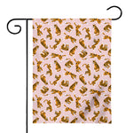 Cute Tiger Pattern Print House Flag
