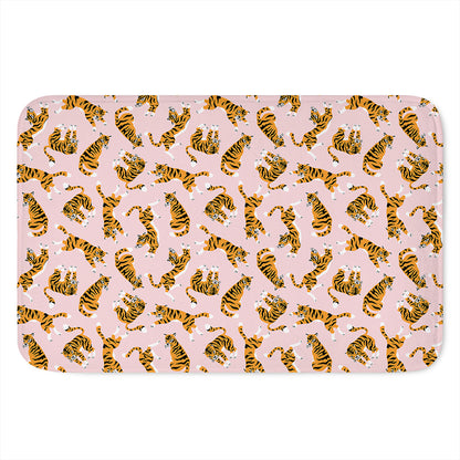 Cute Tiger Pattern Print Indoor Door Mat
