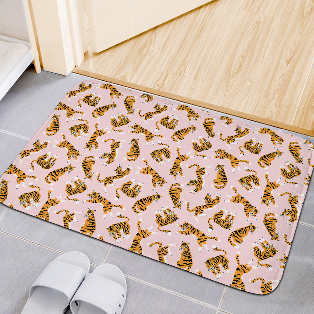 Cute Tiger Pattern Print Indoor Door Mat