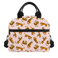 Cute Tiger Pattern Print Insulated Lunch Bag