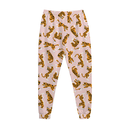 Cute Tiger Pattern Print Jogger Pants
