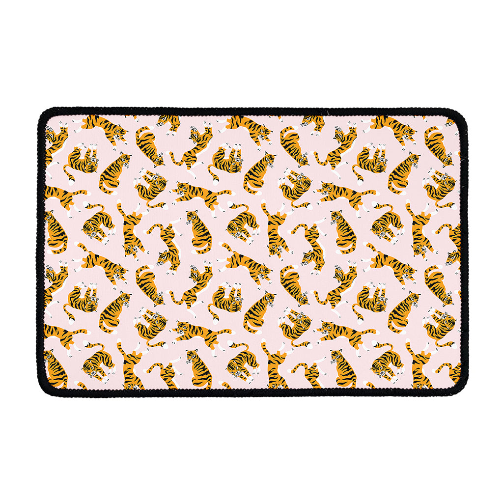 Cute Tiger Pattern Print Kitchen Mat