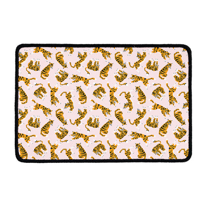 Cute Tiger Pattern Print Kitchen Mat
