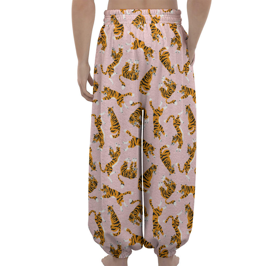 Cute Tiger Pattern Print Lantern Pants