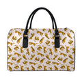 Cute Tiger Pattern Print Leather Duffel Bag