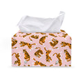 Cute Tiger Pattern Print Leather Tissue Box Cover