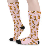 Cute Tiger Pattern Print Long Socks