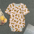 Cute Tiger Pattern Print Men's Bodysuit