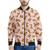 Cute Tiger Pattern Print Men's Bomber Jacket