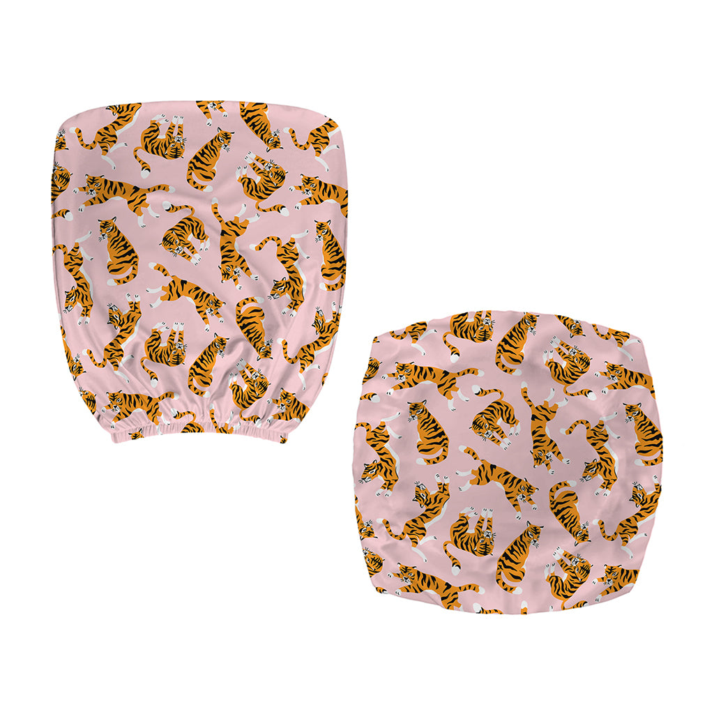 Cute Tiger Pattern Print Office Chair Cover