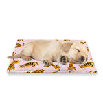 Cute Tiger Pattern Print Pet Cooling Mat Cover