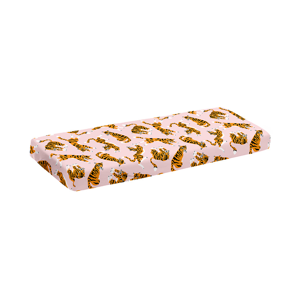 Cute Tiger Pattern Print Piano Keyboard Cover
