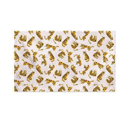 Cute Tiger Pattern Print Polyester Flag