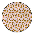 Cute Tiger Pattern Print Round Floor Mat