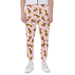 Cute Tiger Pattern Print Scuba Joggers