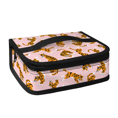 Cute Tiger Pattern Print Small Lunch Bag