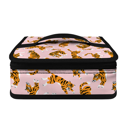 Cute Tiger Pattern Print Small Lunch Bag