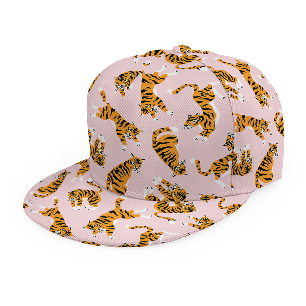 Cute Tiger Pattern Print Snapback Cap