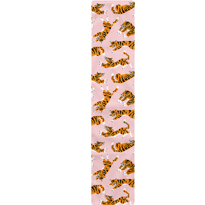 Cute Tiger Pattern Print Table Runner