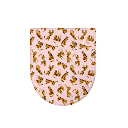 Cute Tiger Pattern Print Toilet Lid Cover