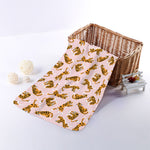 Cute Tiger Pattern Print Towel