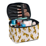 Cute Tiger Pattern Print Travel Makeup Bag