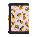 Cute Tiger Pattern Print Trifold Wallet