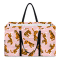 Cute Tiger Pattern Print Utility Tote Bag