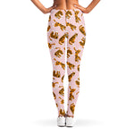 Cute Tiger Pattern Print Women's Leggings