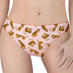 Cute Tiger Pattern Print Women's Thong