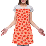 Cute Tomato Pattern Print Adjustable Apron