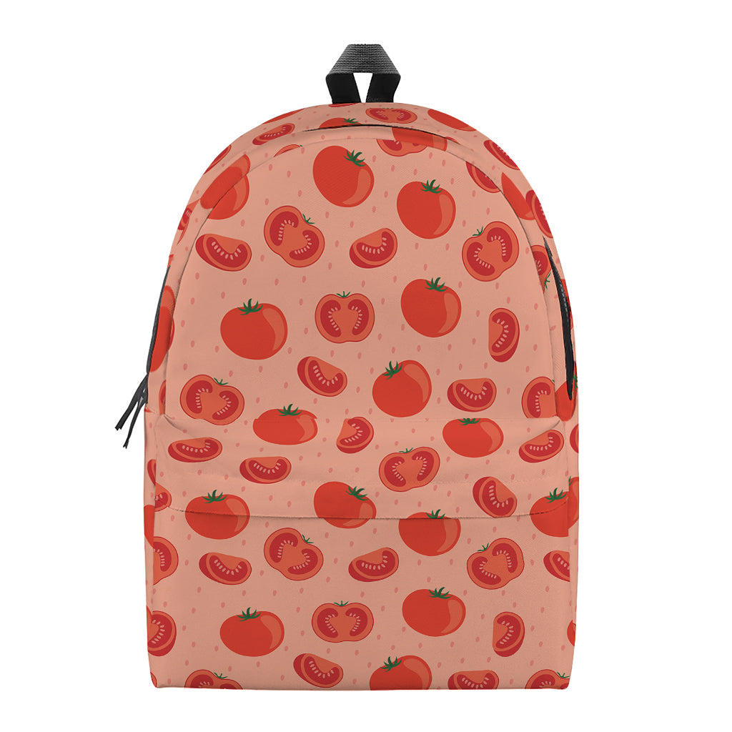 Cute Tomato Pattern Print Backpack