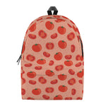 Cute Tomato Pattern Print Backpack