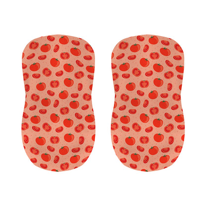 Cute Tomato Pattern Print Bar Stool Covers